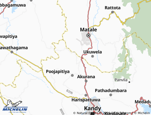 MICHELIN Vilana Udagama map - ViaMichelin