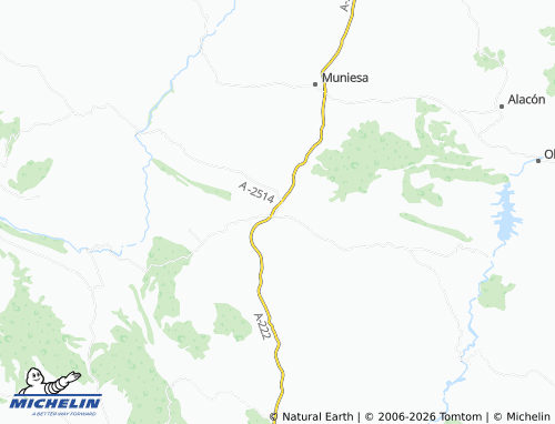 MICHELIN-Landkarte Cortes de Aragón - ViaMichelin