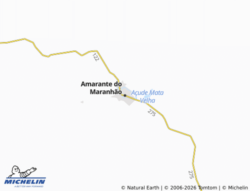 Kaart MICHELIN Amarante do Maranhão - ViaMichelin