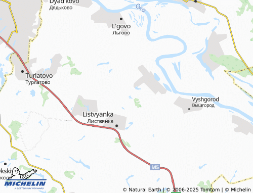 MICHELIN Putkovo map - ViaMichelin