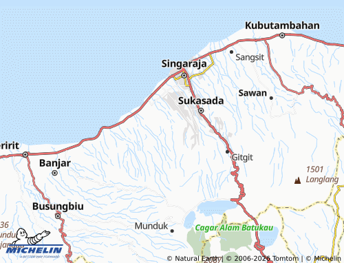 Mappa MICHELIN Tegal Linggah - ViaMichelin