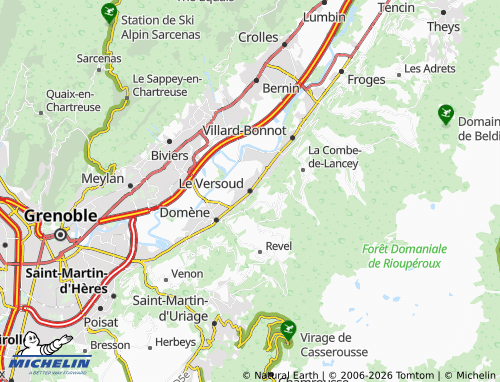 MICHELIN Le Versoud map - ViaMichelin