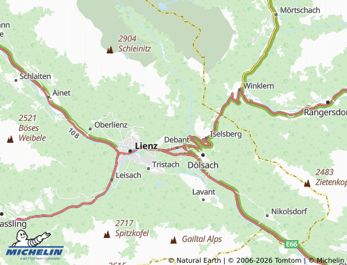 MICHELIN Nußdorfer Berg map - ViaMichelin
