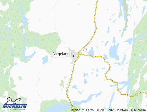 MICHELIN-Landkarte Färgelanda - ViaMichelin