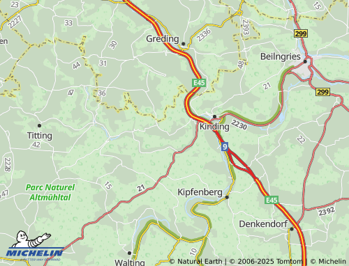 MICHELIN Berletzhausen map - ViaMichelin