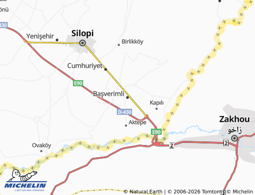 MICHELIN Başverimli map - ViaMichelin