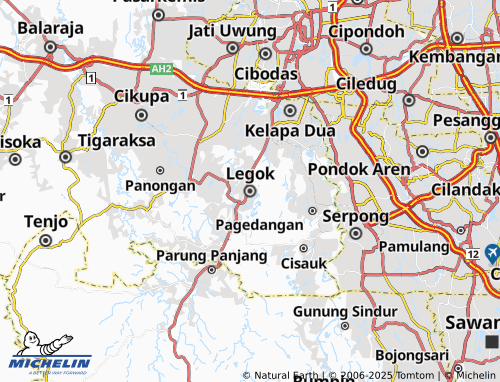 MICHELIN Legok map - ViaMichelin