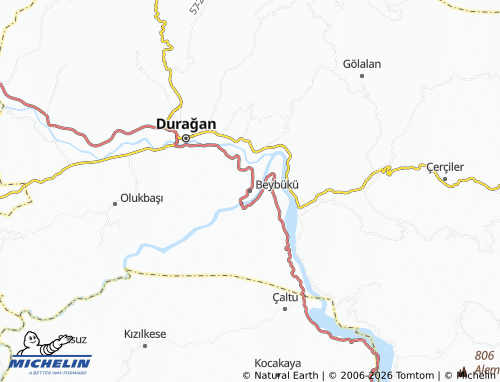 Mappa MICHELIN Beybükü - ViaMichelin
