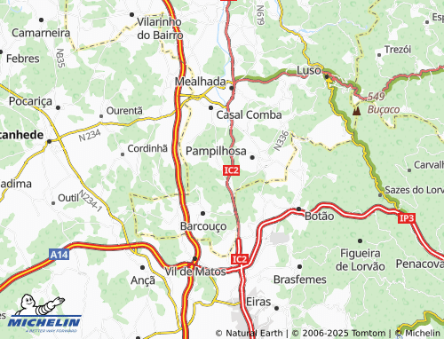 MICHELIN-Landkarte Quintas de Mala - ViaMichelin