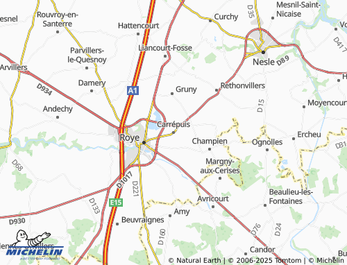 Carte MICHELIN Carrépuis - ViaMichelin