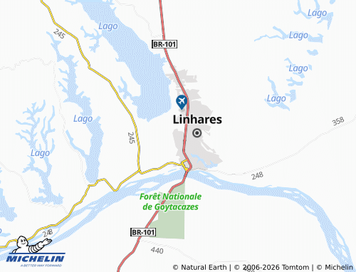 MICHELIN Três Barras map - ViaMichelin