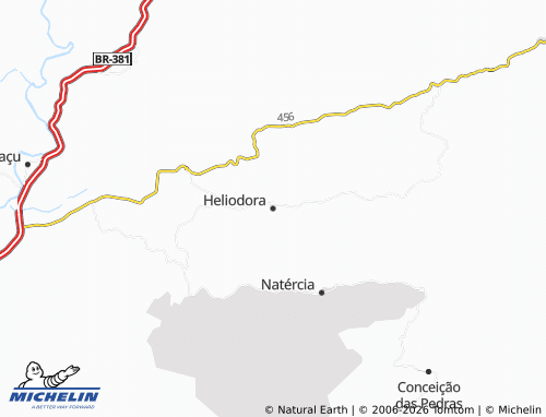 MICHELIN-Landkarte Heliodora - ViaMichelin