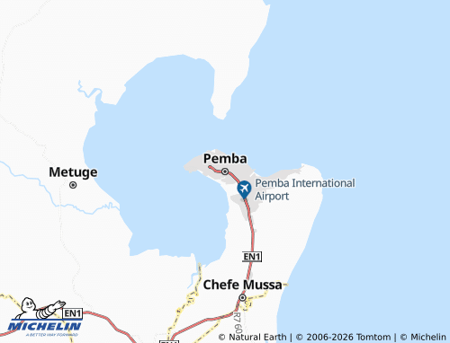 Mappa MICHELIN Pemba - ViaMichelin