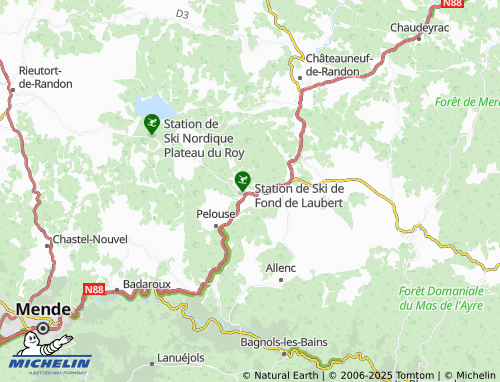 MICHELIN Laubert map - ViaMichelin