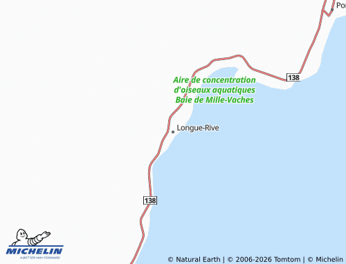 Mapa MICHELIN Longue-Rive - ViaMichelin