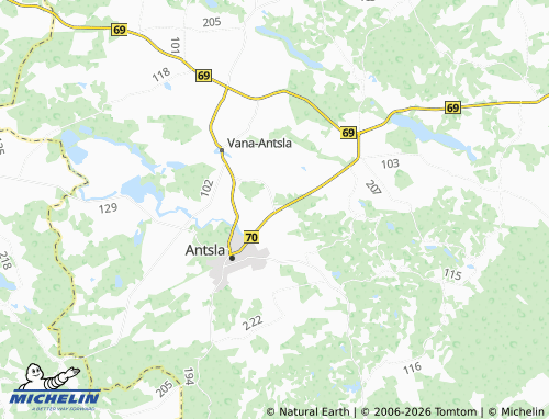 Mappa MICHELIN Kraavi - ViaMichelin