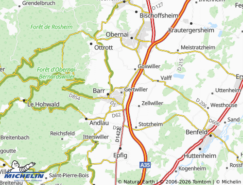 Mapa MICHELIN Gertwiller - ViaMichelin