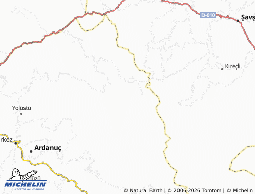 Mappa MICHELIN Ustalar - ViaMichelin