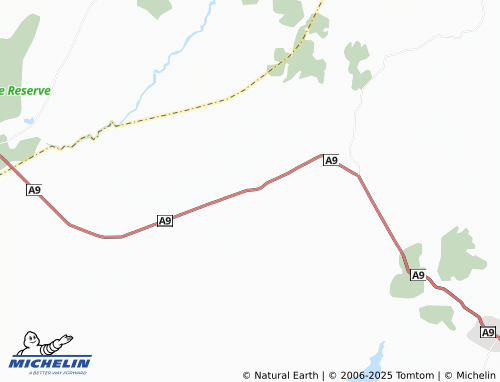 MICHELIN Gwanda map - ViaMichelin