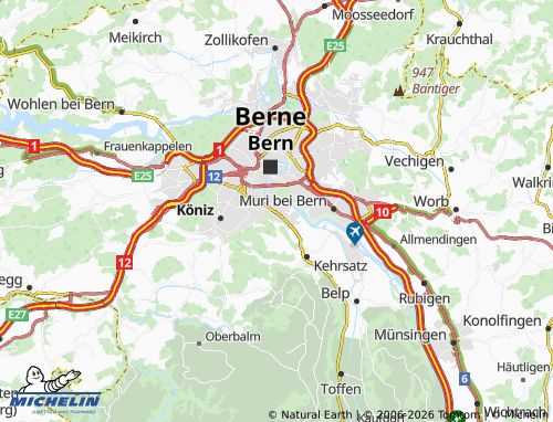 MICHELIN Wabern map - ViaMichelin
