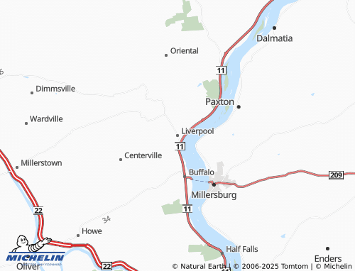 MICHELIN Liverpool map - ViaMichelin