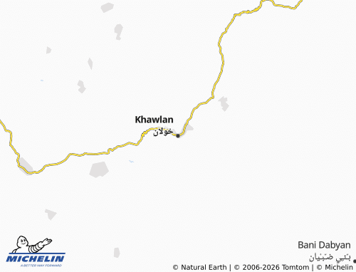 MICHELIN-Landkarte Khawlan - ViaMichelin