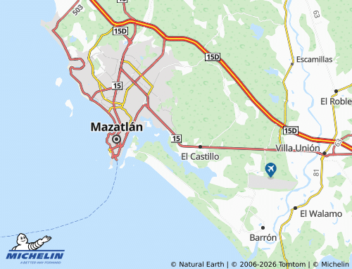 MICHELIN Villa de Guadalupe map - ViaMichelin