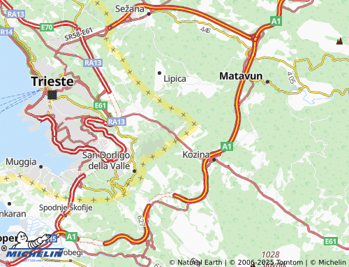 Carte MICHELIN Pesek di Grozzana - ViaMichelin