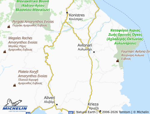 Carte MICHELIN Agios Georgios - ViaMichelin