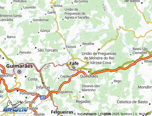 MICHELIN Ordem map - ViaMichelin
