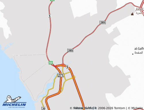 Carte MICHELIN al-Basha'ir - ViaMichelin
