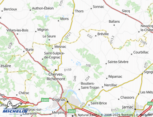 MICHELIN La Tonnelle map - ViaMichelin