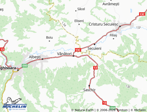 Mappa MICHELIN Vânători - ViaMichelin