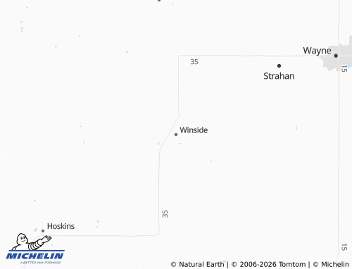 Mapa MICHELIN Winside - ViaMichelin