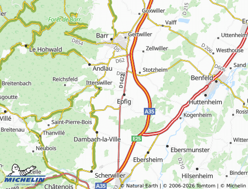 Mappa MICHELIN Epfig - ViaMichelin