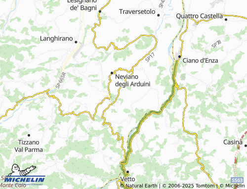 Mapa MICHELIN Paderna - ViaMichelin