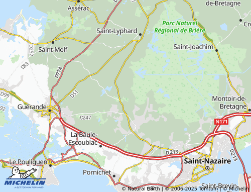 MICHELIN Trehé map - ViaMichelin