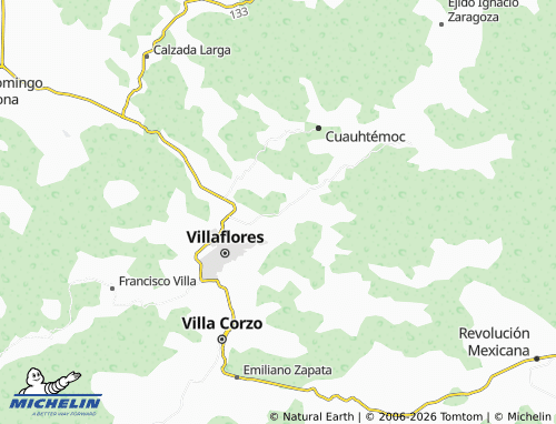 MICHELIN Colonia Rivera Horizonte map - ViaMichelin