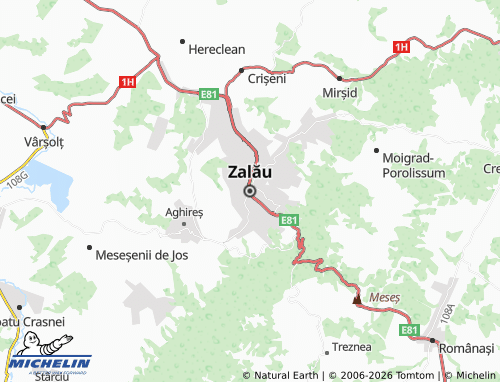 Mappa MICHELIN Zalău - ViaMichelin