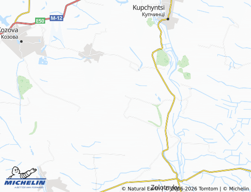 Mappa MICHELIN Pidruda - ViaMichelin