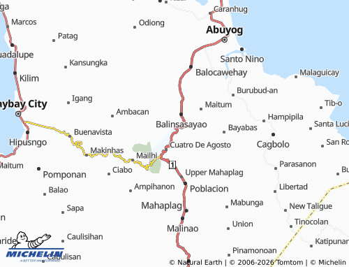 MICHELIN Hilusig map - ViaMichelin