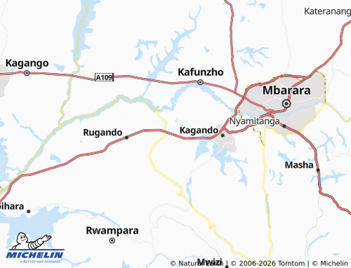 Carte MICHELIN Nshungezi - ViaMichelin
