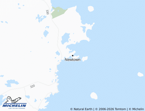 MICHELIN Newtown map - ViaMichelin