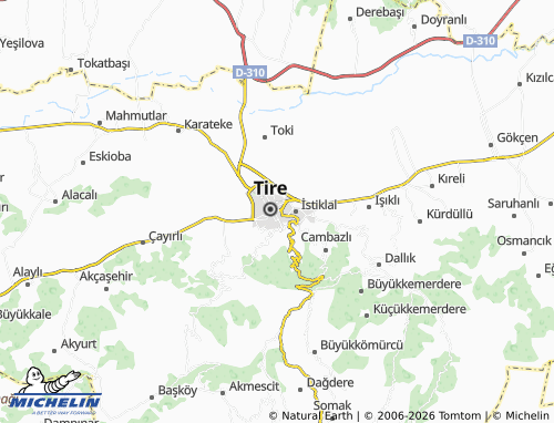 Mapa MICHELIN Kurtuluş - ViaMichelin