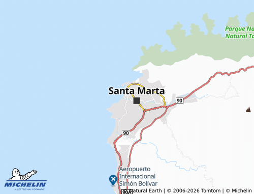 Mappa MICHELIN Santa Cecilia - ViaMichelin