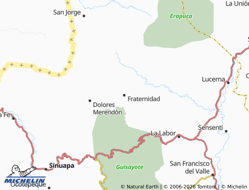 MICHELIN Fraternidad map - ViaMichelin