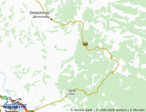 Mapa MICHELIN Kovanica - ViaMichelin