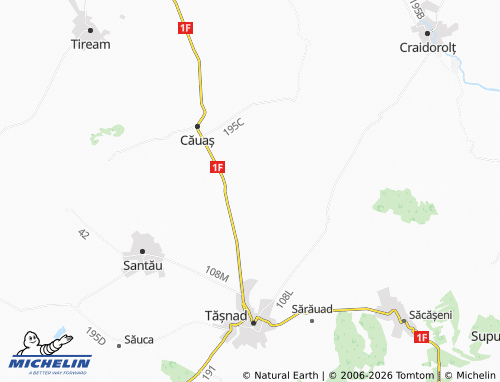 MICHELIN Ghilești map - ViaMichelin
