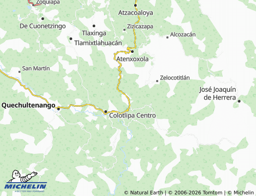 MICHELIN Juxtlahuaca map - ViaMichelin