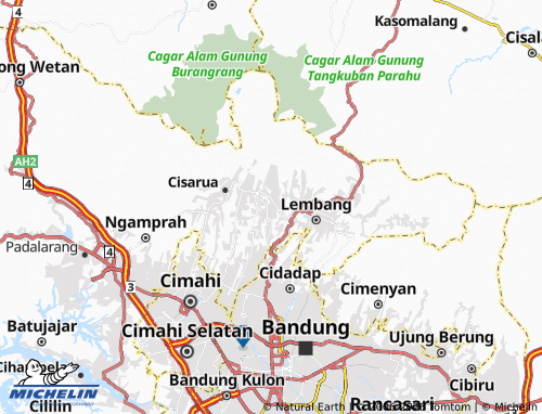MICHELIN Cihideung map - ViaMichelin